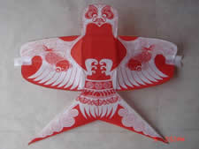 红白沙燕风筝