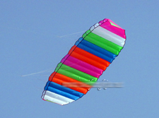 滑翔伞软体风筝放飞在空中